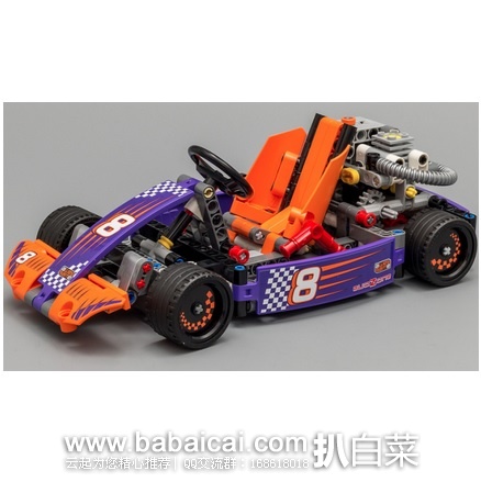 英国亚马逊:2016年新款 LEGO 乐高 42048 科技组之卡丁车 344块颗粒 原价£25,现£15.99,直邮退税实付5.3折历史新低£13.33,直邮无税,到手¥191