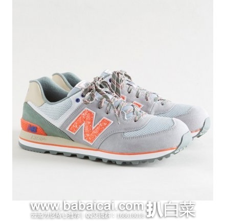 6pm：New Balance 新百伦 574 大童款复古跑鞋 原价$60，现$29.99，到手约￥255