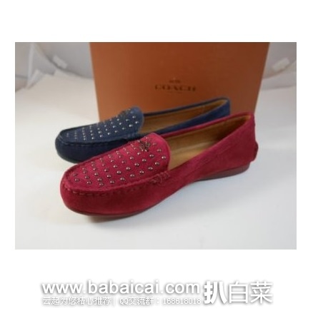 6pm：Coach 蔻驰 Orlene 女士真皮一脚蹬休闲鞋 原价$145，现$50.99，公码9折新低价$45.89，到手约￥370