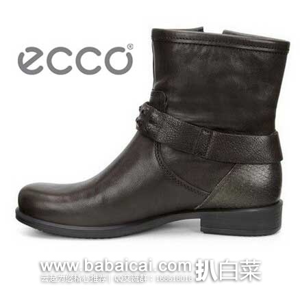 6PM：ECCO 爱步 触感 女士平底短靴 （原价$200，现特价$99.99），公码9折后实付$89.99
