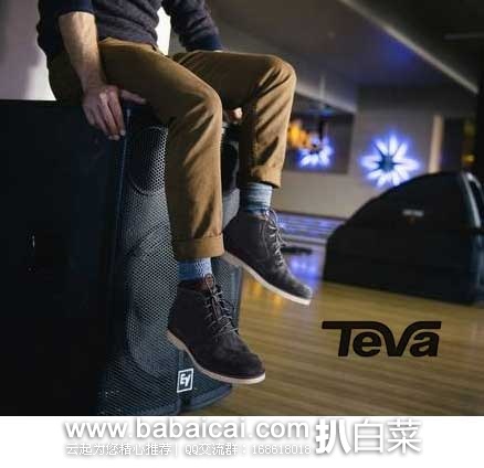 Teva Men’s Durban Suede Boot  男士 5眼系带 怀旧风格休闲靴  现售价$32.76