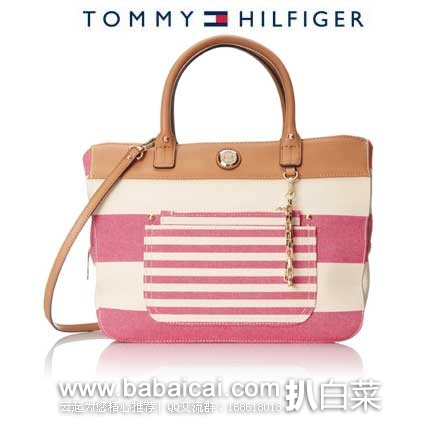 TOMMY HILFIGER 汤米·希尔费格 女款 手提单肩包  原价$108，现3.1折售价$32.99，新低