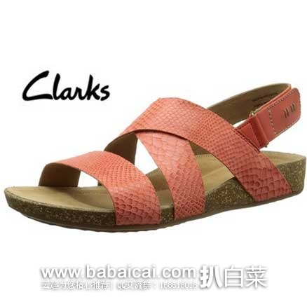 法国亚马逊：CLARKS 其乐 Perri Dunes 女款凉鞋  现售价€34.98，直邮退税后实付€29.15