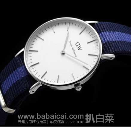 Daniel Wellington 丹尼尔 惠灵顿  Swansea Silver Watch 女士 时尚石英表 0603DW  现售价$63.1