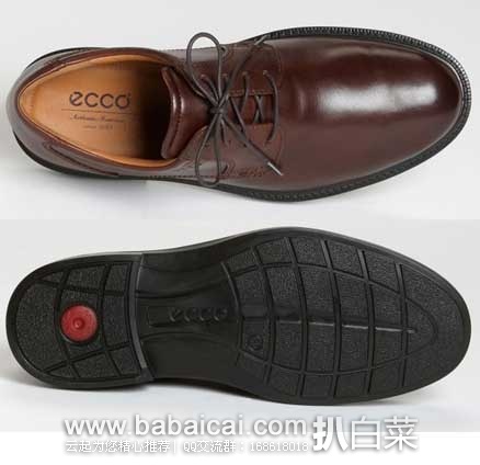 ECCO 爱步 Atlanta 真皮正装牛津男鞋 原价$170，现5折特价$85.73，到手约￥670，天猫￥1999