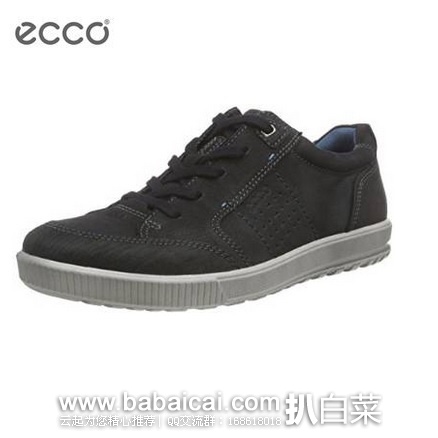 英国亚马逊:Ecco 爱步 Ennio 男款真皮休闲鞋 原价£110,现£49.5,直邮退税实付新低£41.25,直邮含税到手仅¥511 天猫¥1799
