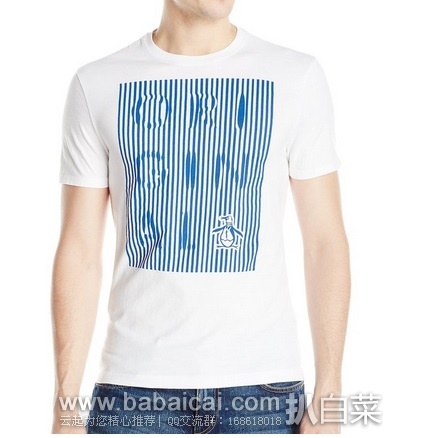 Original Penguin 企鹅 男士T恤 特价$15.13-21.21,直邮含税到手约¥141-185