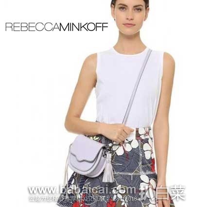 6PM：Rebecca Minkoff 瑞贝卡明可弗 女士 小号 真皮斜挎包  原价$225，现4折售价新低$89.99