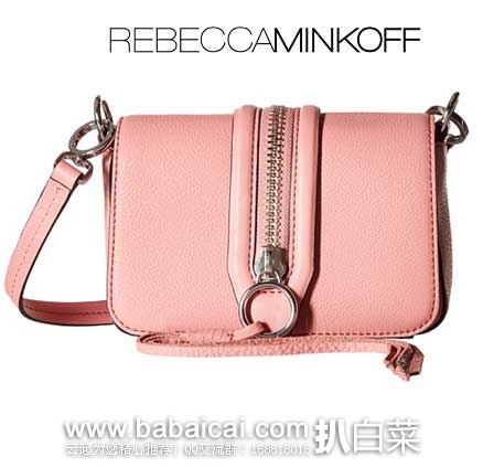 6PM：Rebecca Minkoff 瑞贝卡明可弗 女士 小号  真皮单肩包 原价$195，现5折售价$97.99