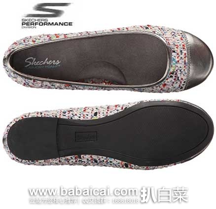 6PM：SKECHERS 斯凯奇 Juliet 女士 时尚舒适平底鞋 （原价$55，现售价$22.99），公码9折后实付$20.69