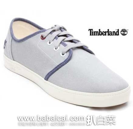 法国亚马逊：Timberland 天木兰 Newport 男士 帆布板鞋（原价€80，现售价降至€32），直邮退税后实付€26.67