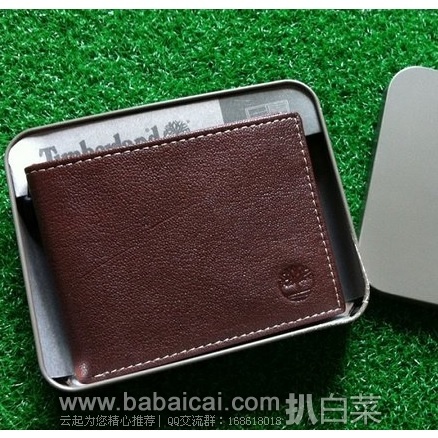 Timberland 天木兰 Blix 男士真皮两折钱包 原价$55，现历史新低$13.45，直邮含税到手仅￥130