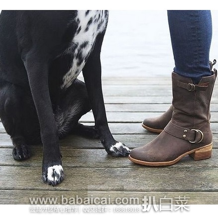 Hush Puppies 暇步士 女士真皮休闲靴 原价$154,现$35左右,到手仅¥360