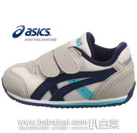 日本亚马逊：ASICS 亚瑟士 儿童 魔术贴休闲鞋  现历史低价2916日元（约￥189元）