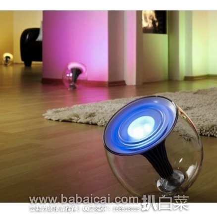 英国亚马逊:Philips 飞利浦 LivingColors 3代艾丽丝魔灯 原价£80,现£39.99,直邮退税实付历史新低£33.33,直邮含税到手¥487,国内¥1535