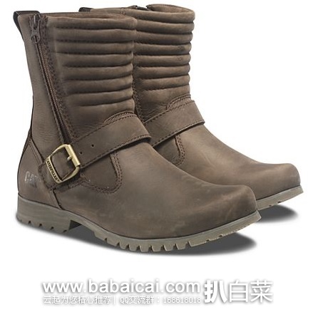 CAT 卡特彼勒 Darcy 女士防水真皮短靴 原价$140,现历史新低$29.98,直邮含税到手仅¥345