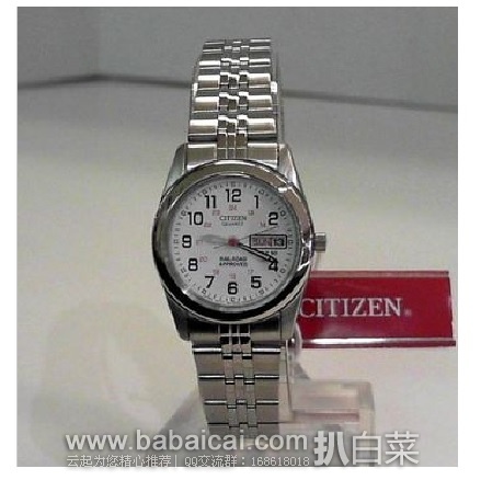 Prime会员7折！Citizen 西铁城 EQ0510-58A 女式时尚石英手表 特价$89.98，下单7折历史新低$62.99，到手约￥485