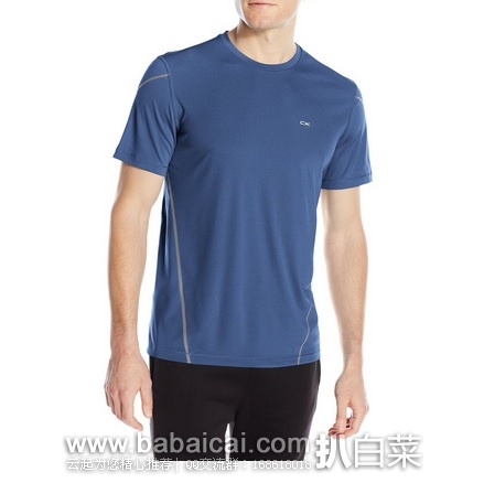 Calvin Klein 男士 Adaptive 速干T恤 原价$45，现历史新低$13.99，直邮含税到手约￥126