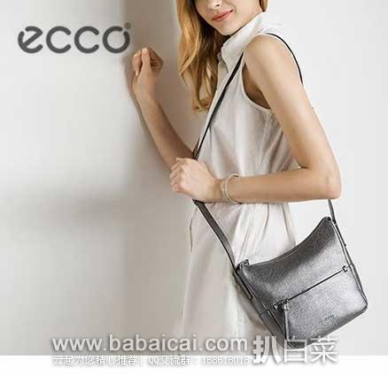 6PM：ECCO 爱步 Small Hobo Bag 女士 真皮单肩包 原价$230，现4折售价$92.99