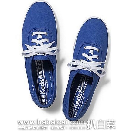 2016新款 Keds Champion Seasonal 女士平底帆布鞋 2016新款历史新低$15.3,直邮含税到手¥157