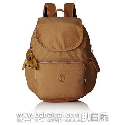 英国亚马逊：Kipling 吉普林 Basic City 大号双肩包 原价£89，现£38.32，直邮退税实付£31.93，直邮无税，到手仅￥350