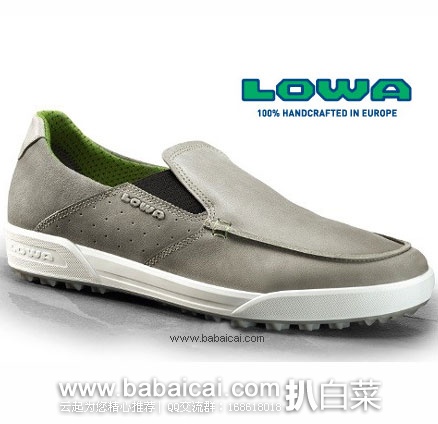 6PM：LOWA Cadiz 男士 一脚蹬低帮鞋（原价$130，现$64.99），公码9折后实付$58.49