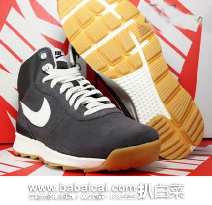 6PM：Nike 耐克 Acorra Suede 女士 高帮休闲运动鞋 原价$110，现特价$55