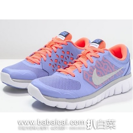 6pm：Nike 耐克 Flex RUN 大童款轻量时尚跑鞋 原价$72，现特价$36，到手约￥315