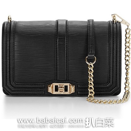Rebecca Minkoff官网:瑞贝卡明可弗 女士love系列大号真皮斜挎包 香包款 原价$295,现$198,用码5折历史新低$99,到手¥769