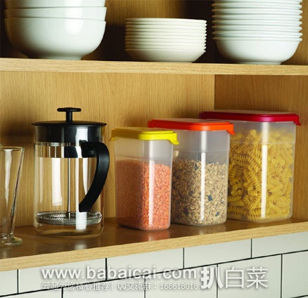 Joseph Joseph 七彩储物保鲜盒6件套  现售价降至$17.95