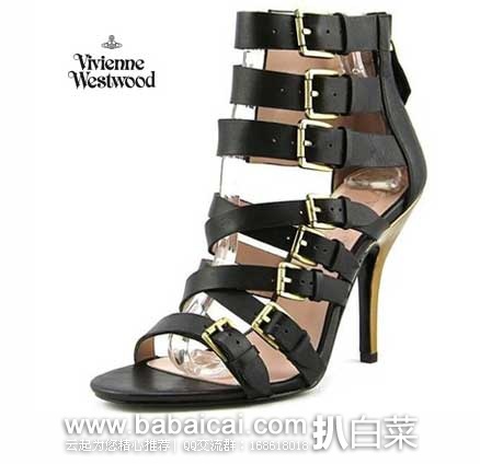 6PM：Vivienne Westwood 西太后 女士真皮罗马高跟凉鞋 （原价$389，现$117.99），公码9折后新低$106.19