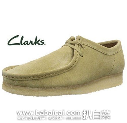 英国亚马逊：Clarks 其乐 Originals经典系列 男士袋鼠鞋 降至£49.5，直邮退税后实付£41.25