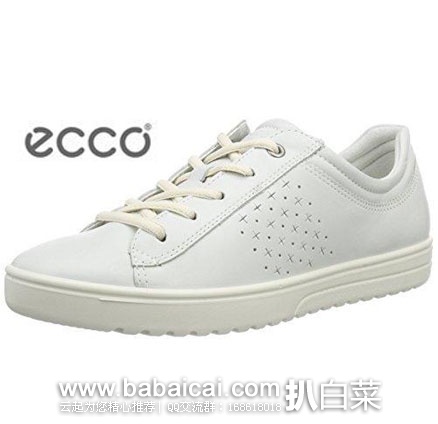 法国亚马逊：ECCO 爱步 FARA 女士 真皮圆头系带休闲鞋  现特价至€37.63，直邮退税后实付€31.36