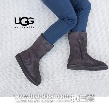6PM：UGG Pierce  女士 经典款 中帮雪地靴（原价$180，现$84.99），公码9折后$76.49