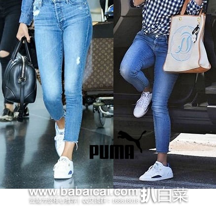 6PM:PUMA 彪马 Match Lo Basic Sports 女士 真皮时尚运动鞋 现4折售价$26