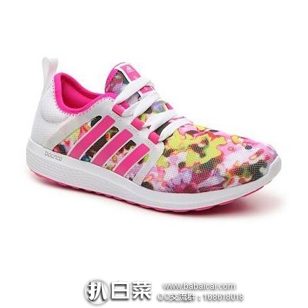 6pm：Adidas 阿迪达斯 Fresh Bounce Famous女士时尚潮流跑鞋 原价$90，现历史新低价$44.99，到手约￥360