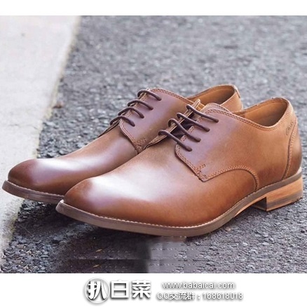 英国亚马逊:Clarks 其乐 Exton Walk 男士真皮德比牛津鞋 原价£85,现£44.99,直邮退税实付历史新低£37.49,直邮含税到手仅¥476