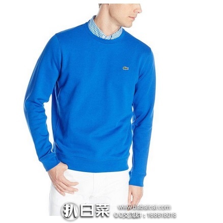 Lacoste 法国鳄鱼 SH6619 男款卫衣 原价$115,现历史低价$47.36,直邮含税到手约¥410