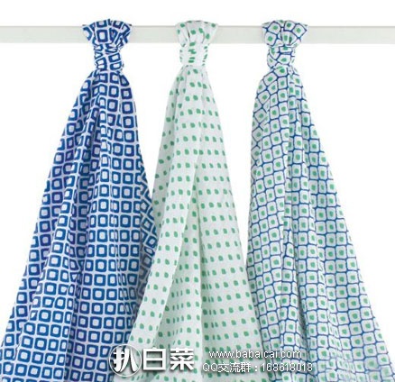 Hudson Baby 婴儿多功能毯三条装  降至$15.99，直邮到手￥173元