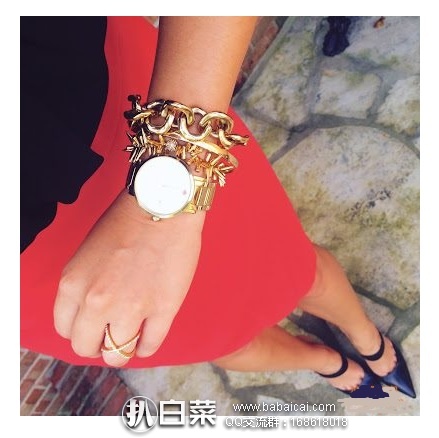 kate spade 凯特丝蓓 Heart of Gold 金色细手镯特价$24，直邮含税到手￥197