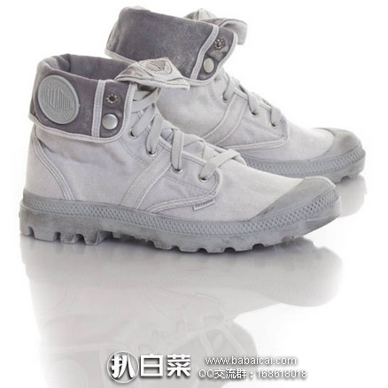 英国亚马逊:潮款!Palladium 帕拉丁 Us Baggy 女士休闲可翻折高帮鞋 原价£70,现£32.49,直邮退税实付£27.08,直邮含税到手仅¥352