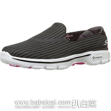 Skechers 斯凯奇 Go Walk 3 女子经典款健步鞋 招牌Fitknit透气网面 原价$70，现$35.96，直邮含税到手约￥321