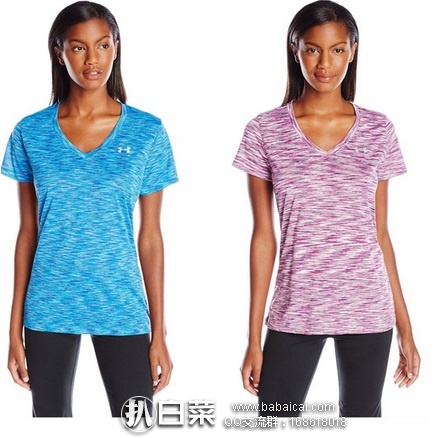Under Armour 安德玛 女士运动短袖 特价$14.24，到手￥120