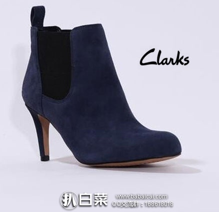 西班牙亚马逊：Clarks 其乐 Carlita Quinn 女士真皮切尔西款踝靴 现降至€54.96，优惠后实付€35.42
