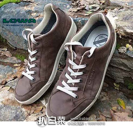 6PM：LOWA 男士 Brandon GTX防水 低帮系带徒步鞋 原价$185，现降至4.9折$89.99