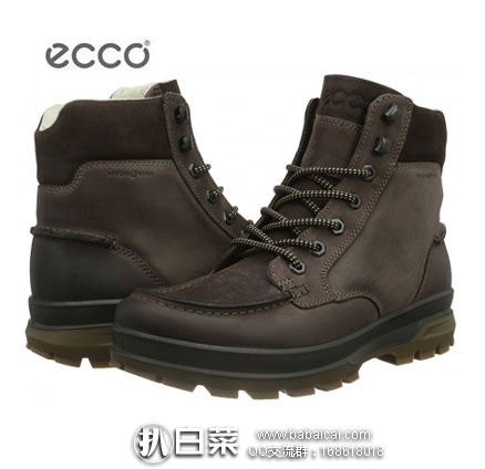 西班牙亚马逊：ECCO  爱步 踪迹系列 Rugged Track 真皮户外男靴 原价€180，现降至€103.92，优惠码后实付€75.89