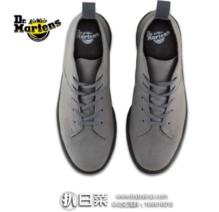 6PM：Dr. Martens 中性款 Church 真皮5孔系带马丁靴  原价$130，现降至4.2折$55