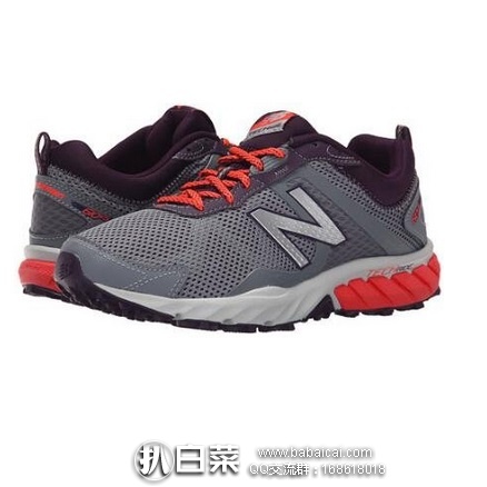 6pm：New Balance 新百伦 T610v5 女士经典时尚越野跑鞋 原价$75，现29.99，公码9折新低$26.99，到手约￥240