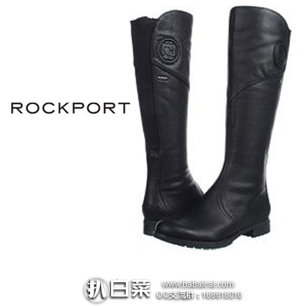 6PM：Rockport 乐步 女士真皮防水及膝长靴 原价$225，现降至3.5折$78.75