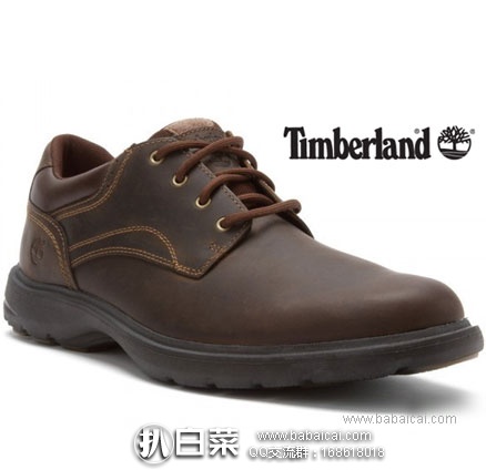 6PM：Timberland 天木兰 男士Earthkeepers系列 真皮防水休闲鞋 原价$90，现降至4折$36